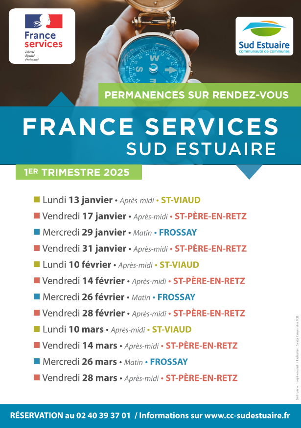 France services permanences 1er trimestre 2025