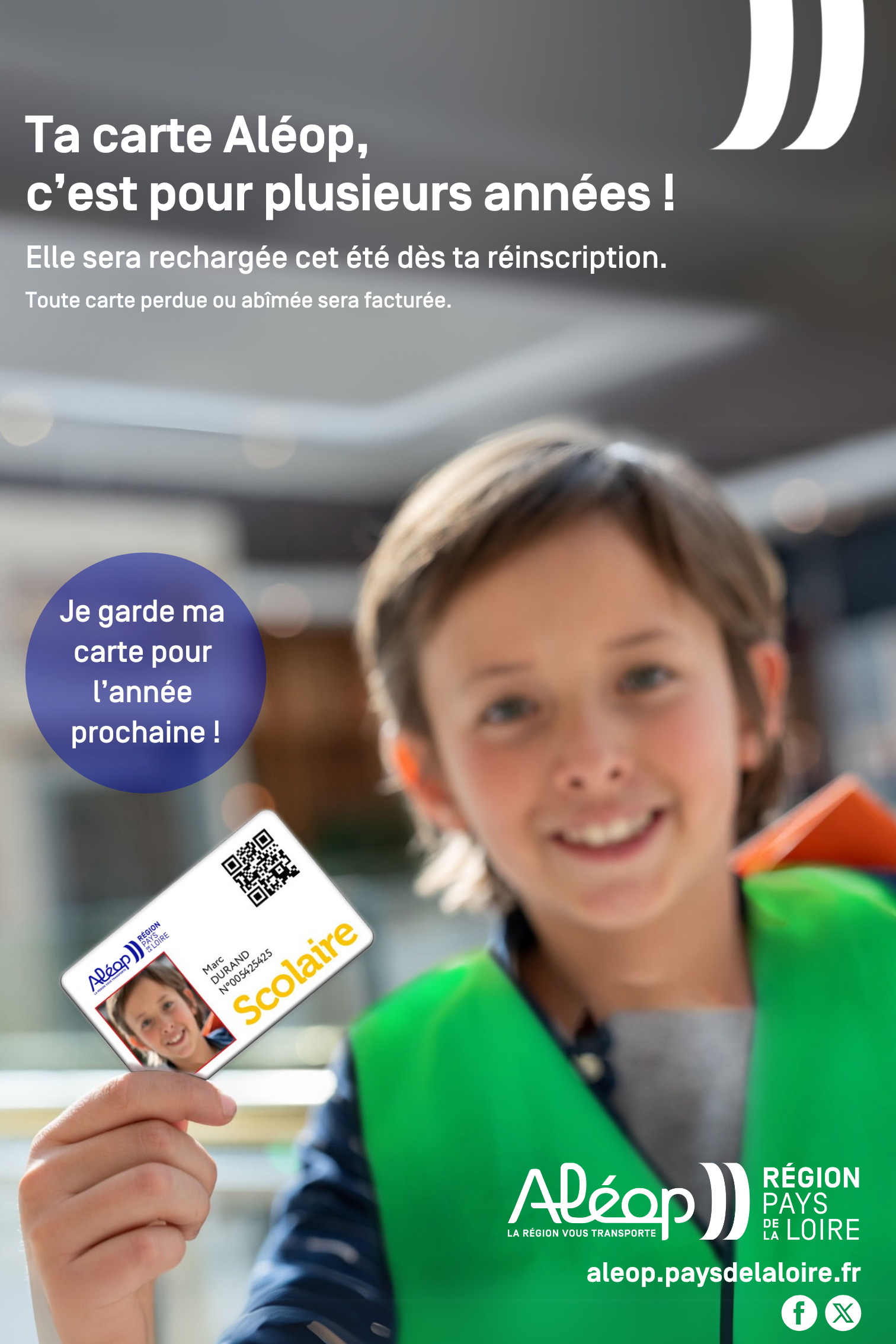 Affiche 2025 Ne jette pas ta carte