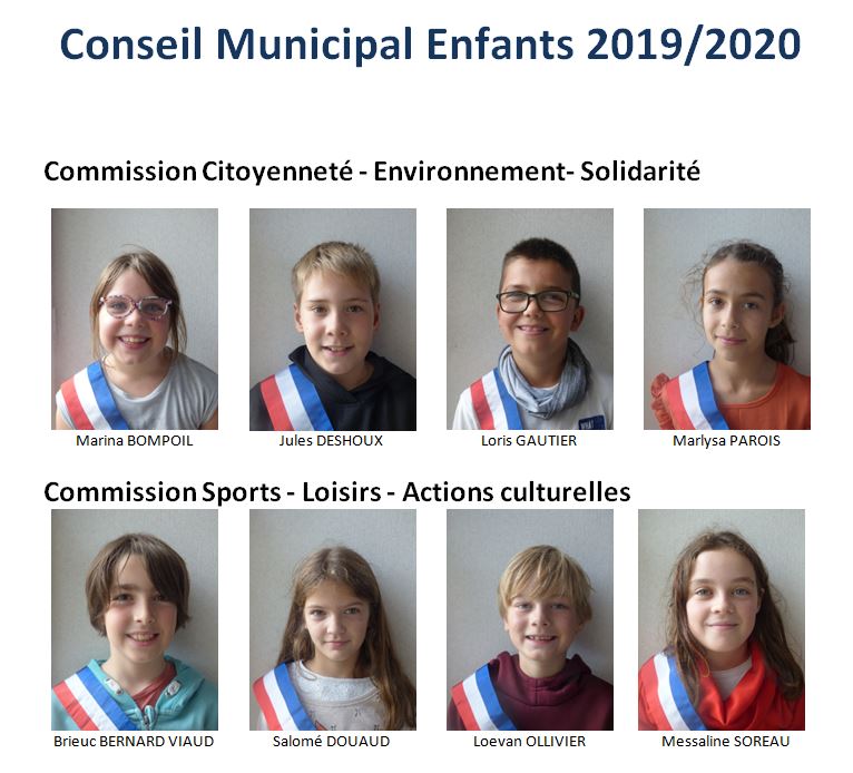 Conseil municipal des enfants 2019 1
